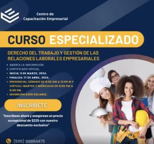 Lee más sobre el artículo Curso Especializado – Derecho del Trabajo y la Gestión de las Relaciones Laborales Empresariales